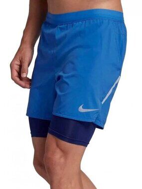 Men's Nike Flex Distance 2 In 1 Running Shorts 5" Sz S